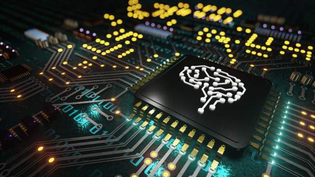 Artificial intelligence abstract image